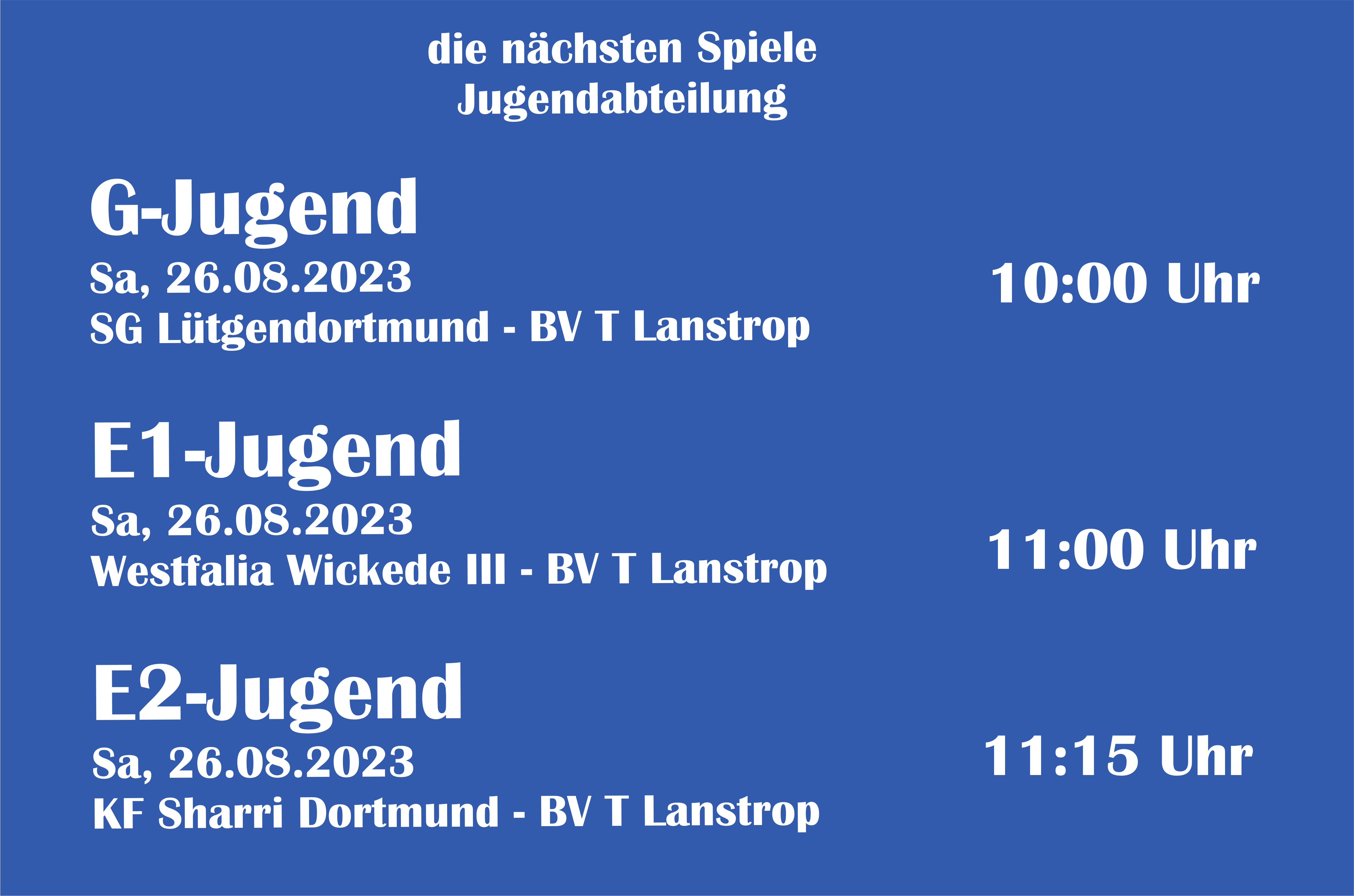 AnkndigungenJugend